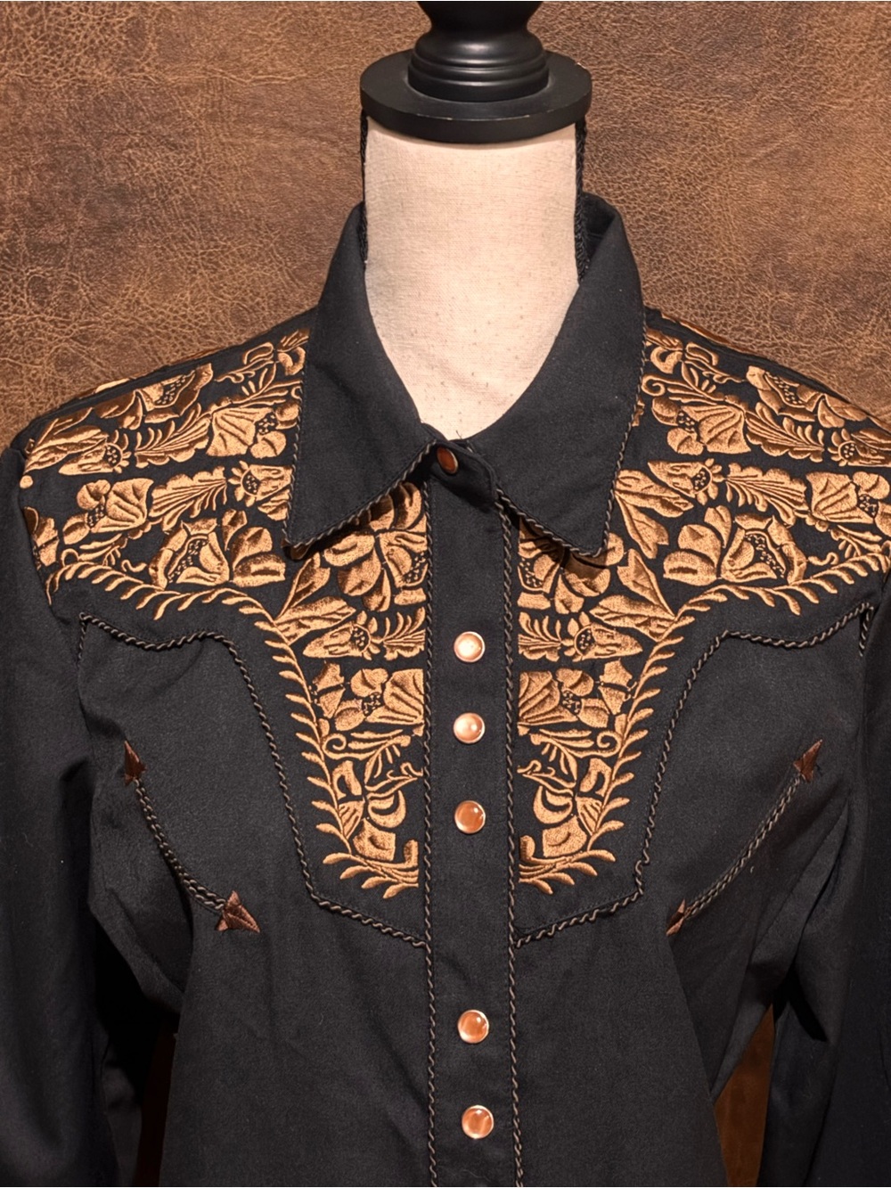 Scully embroidered top